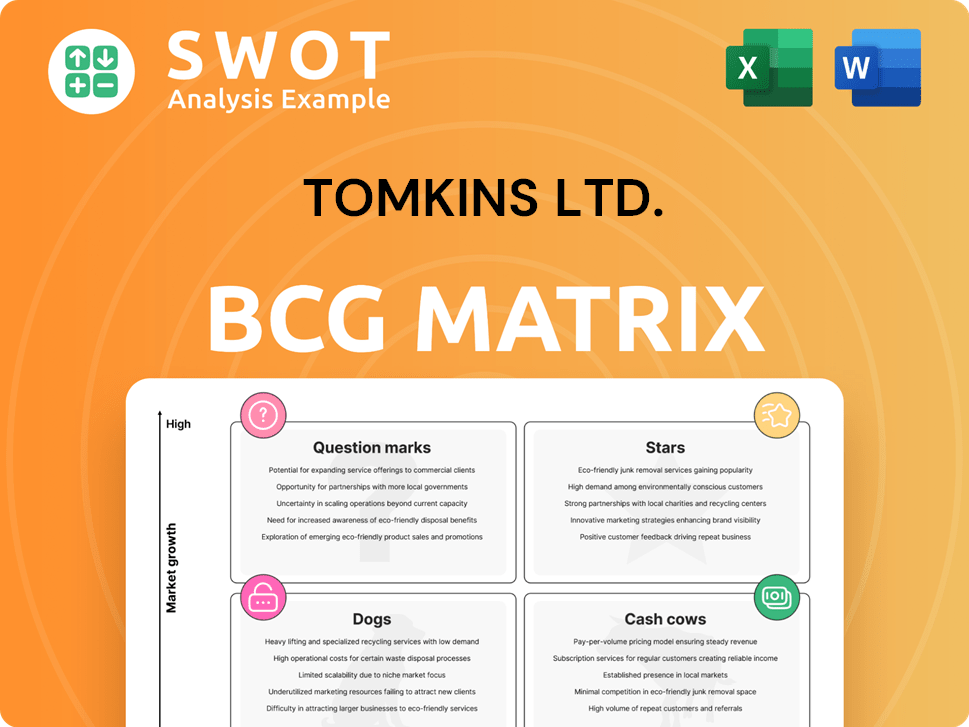 Tomkins Ltd. Boston Consulting Group Matrix