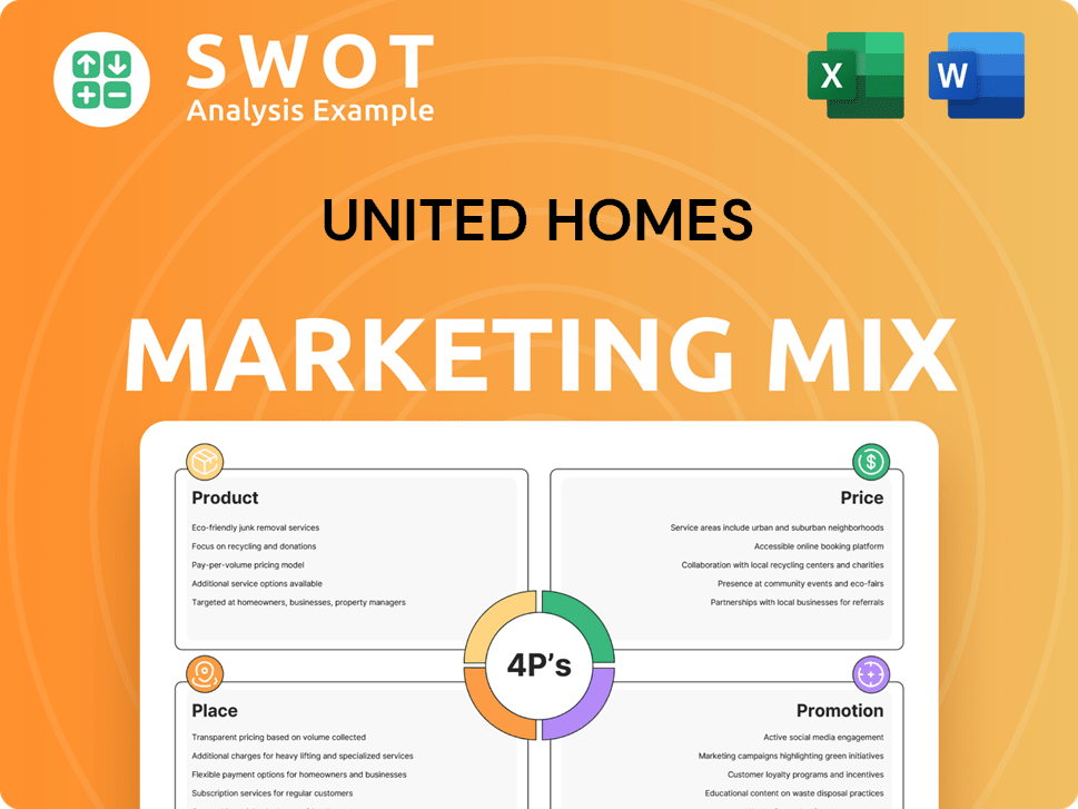 United Homes Marketing Mix