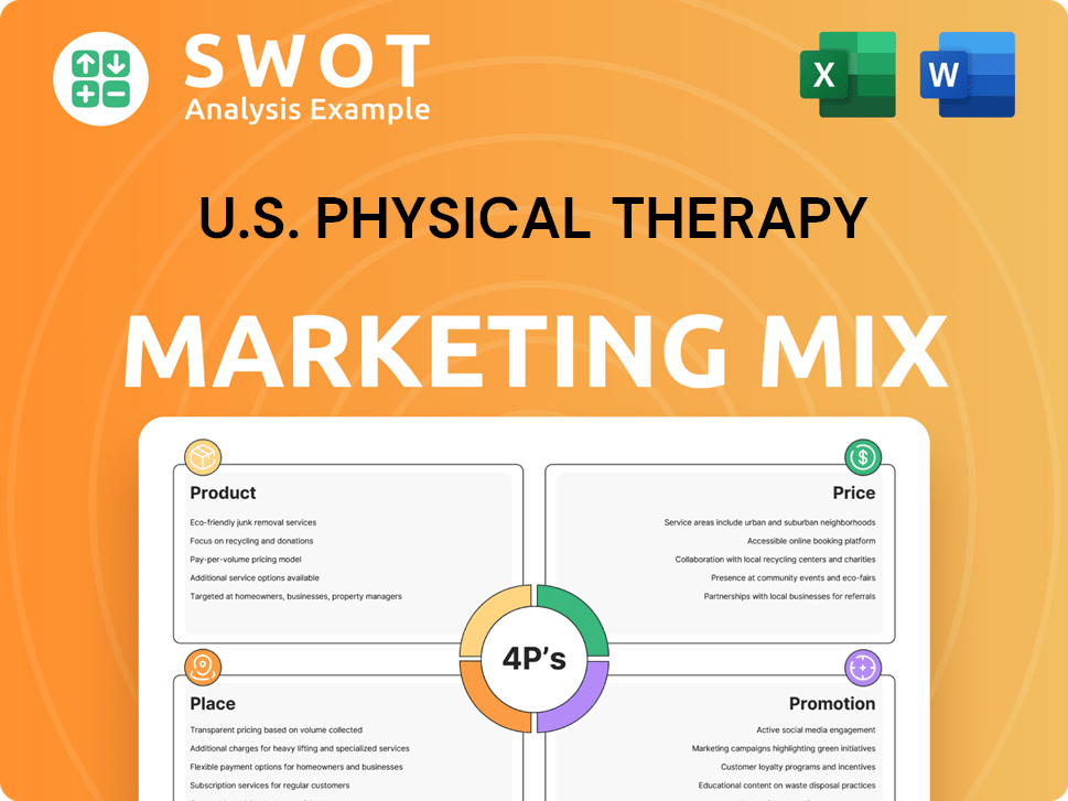 U.S. Physical Therapy Marketing Mix