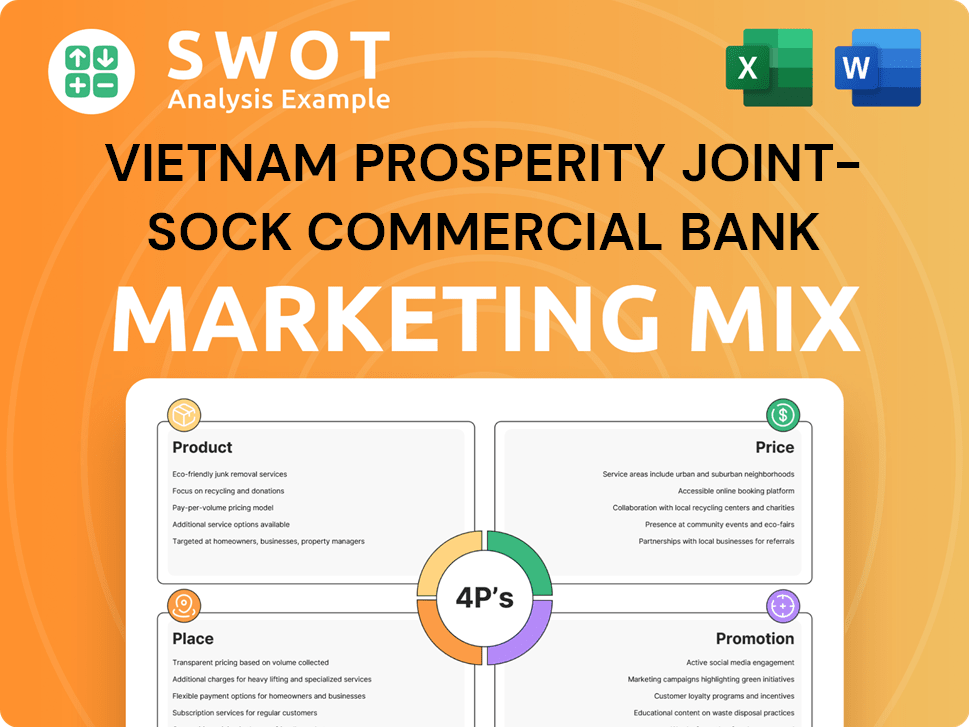 Vietnam Prosperity Joint-sock Commercial Bank Marketing Mix