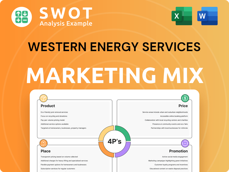 Western Energy Services Marketing Mix