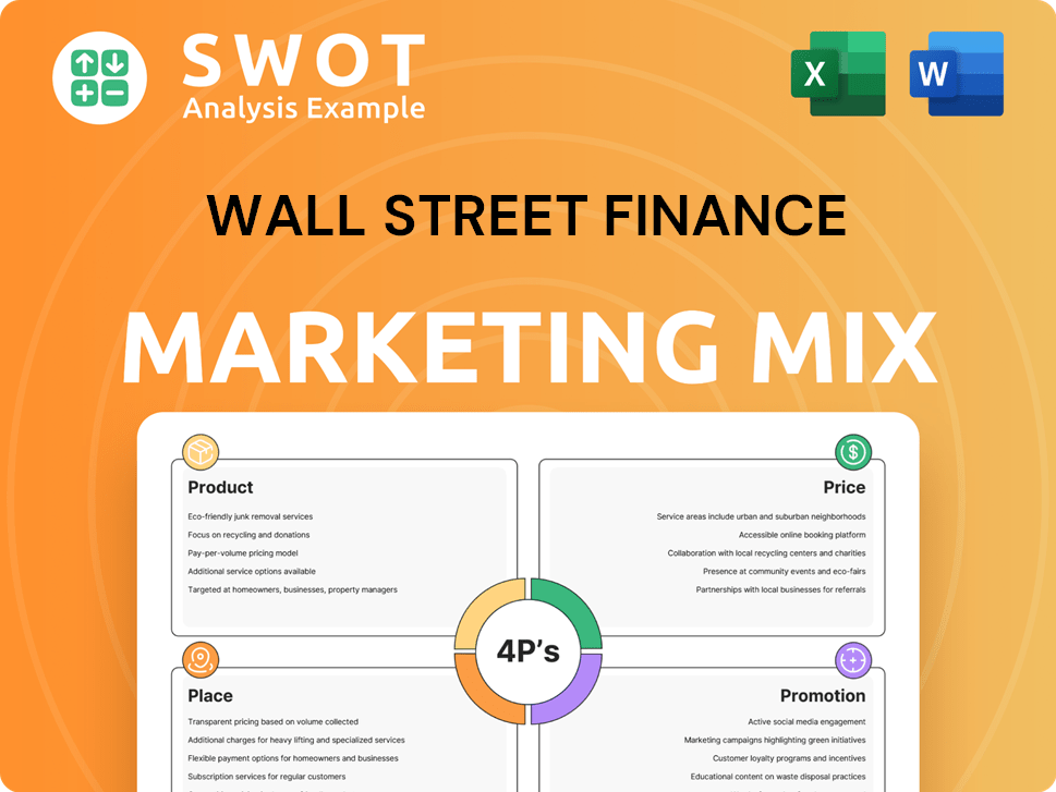 Wall Street Finance Marketing Mix