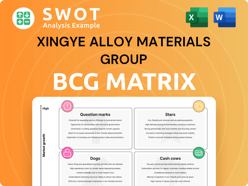 Xingye Alloy Materials Group Boston Consulting Group Matrix