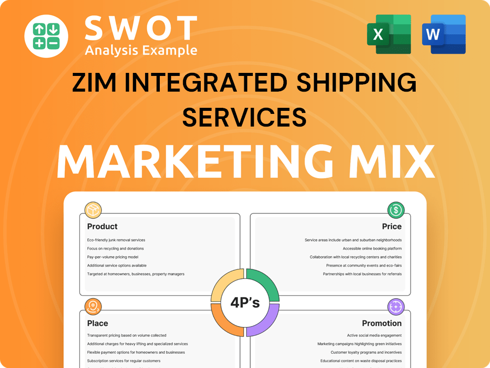 ZIM Integrated Shipping Services Marketing Mix