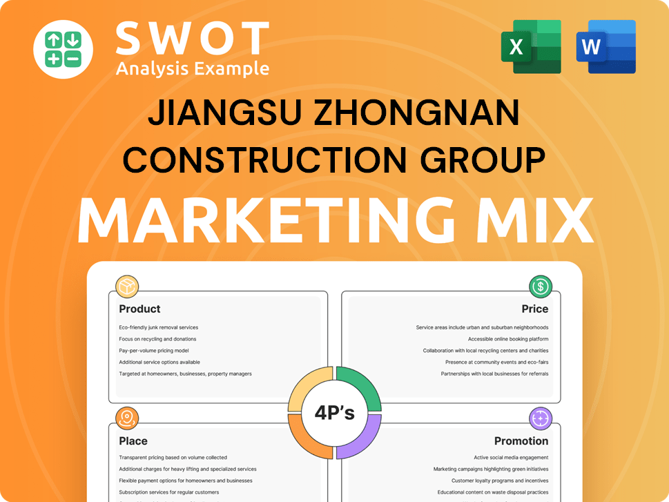 Jiangsu Zhongnan Construction Group Marketing Mix